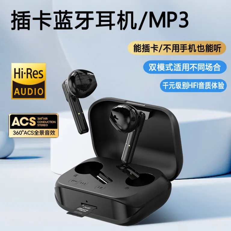 هدفون بلوتوثی استریو دو گوشی با پخش‌کننده کارت حافظه mp3