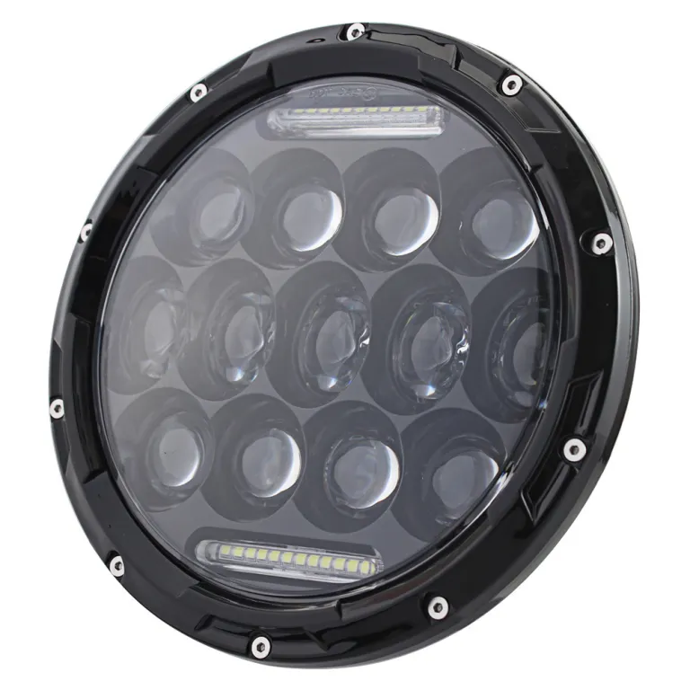 چراغ جلو LED موتورسیکلت 75W7 اینچ گرد مناسب آفرود جیپ رانگلر و هارلی