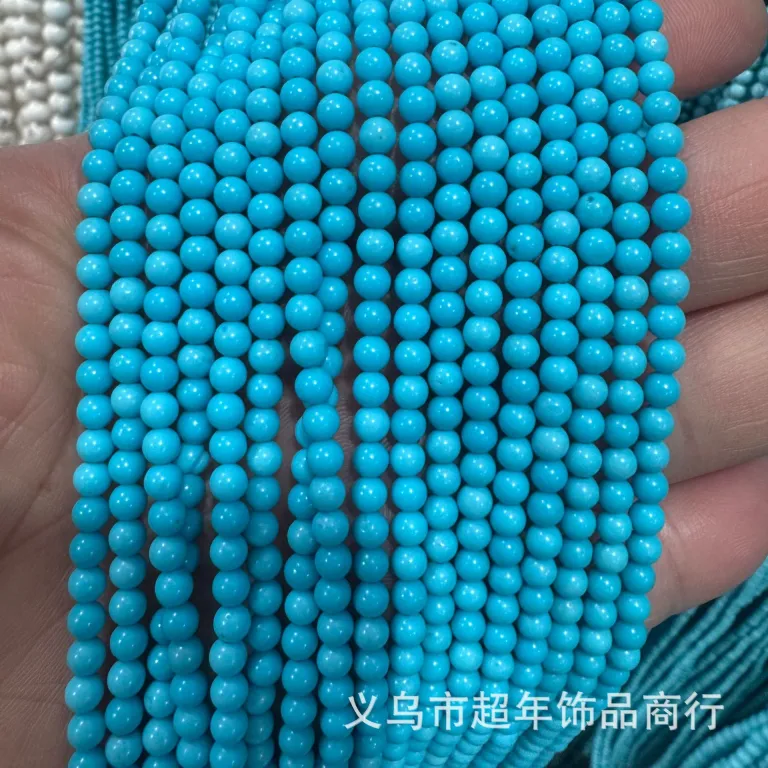 2mm3mm4mm مهره‌های گرد کوچک سنگ طبیعی، لوازم جانبی زیورآلات، آمیتیست، آونتورین سبز، تورمالین، مهره‌های DIY عمده