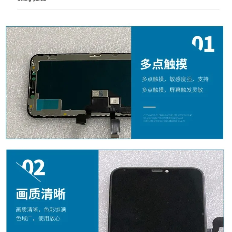 مناسب برای اپل iphoneXS-MAX مجموعه صفحه‌نمایش گوشی موبایل قطعات گوشی لمسی نمایشگر LCD