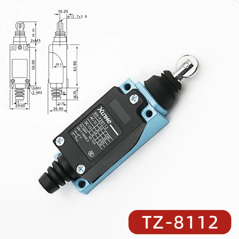 ME-8108 کلید محدودکننده خودبازگشت میکروسوئیچ تماسی محدودکننده TZ-8101 کلید مسیر