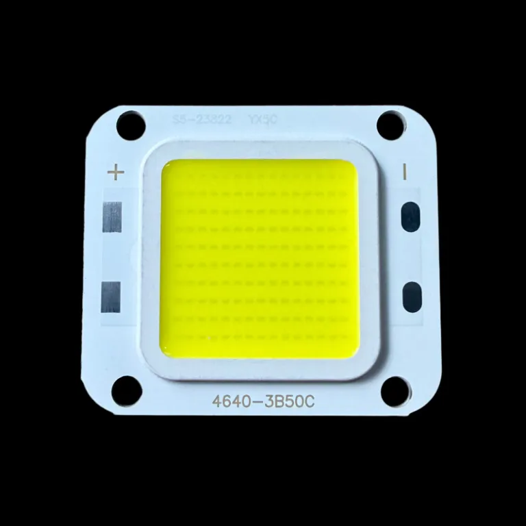 12V بدون نیاز به درایور، پرنور 50WCOB نور سفید و سفید گرم، ال‌ای‌دی یکپارچه، برد ال‌ای‌دی، چراغ خورشیدی، چیپ منبع نور