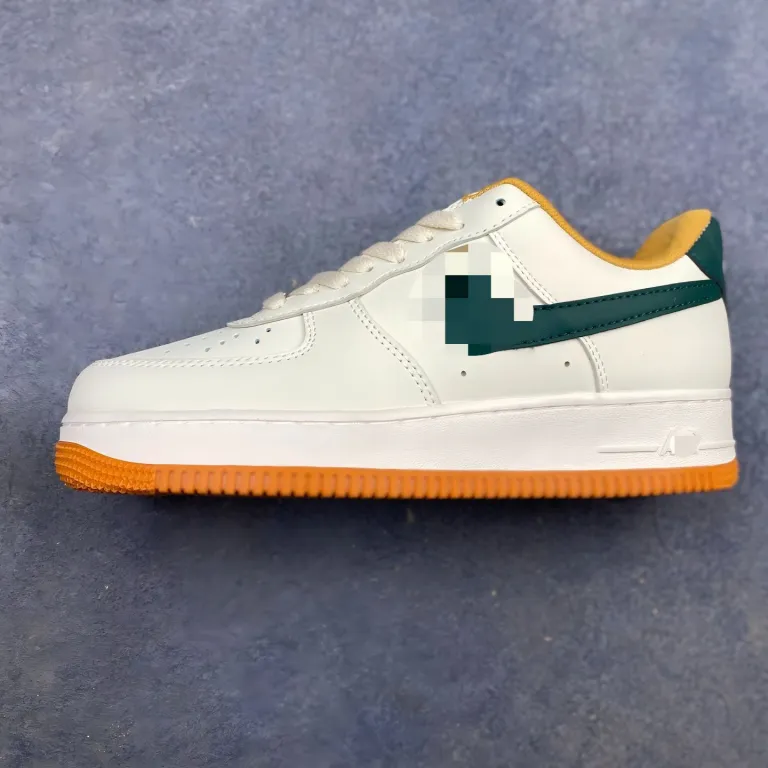 AF1‘07 کفش کتانی ساق کوتاه / کفش راحتی، دوخت لبه‌دار با جعبه اصلی و کفی هوا کامل