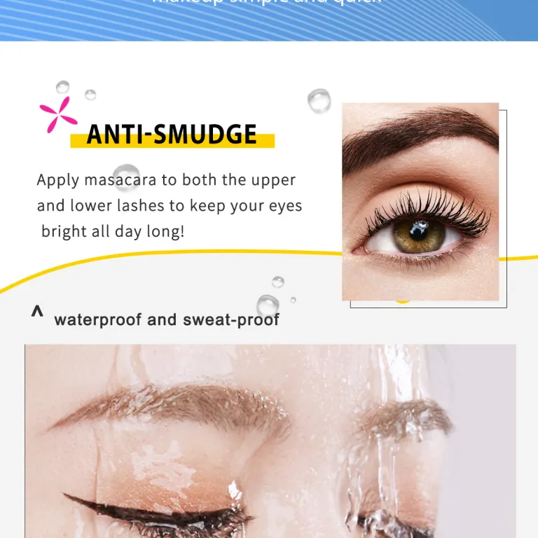 ریمل بلندکننده bob ضدآب بدون پخش شدن پرپشت و فرکننده ماندگار طبیعی روزانه پایه ریمل