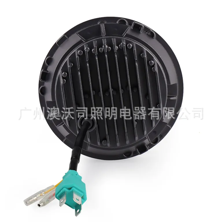 چراغ جلو 7 اینچ گرد led60W موتورسیکلت و خودرو با عملکرد 4