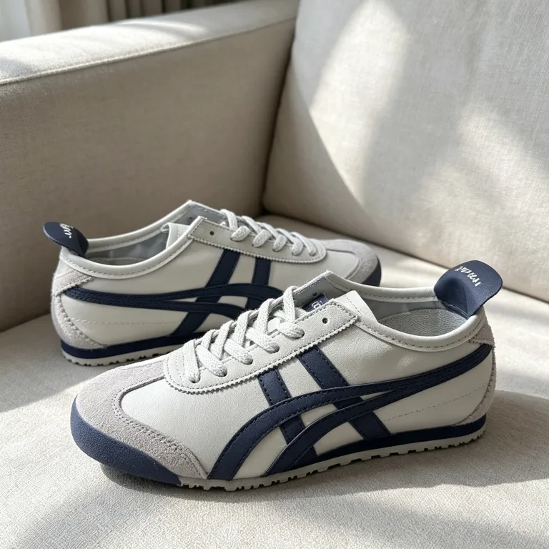 کفش راحتی اسپرت کلاسیک Onitsuka Tiger MEXICO66 مناسب پیادهروی و استفاده روزمره، شیک و همهپسند مدل آگانو
