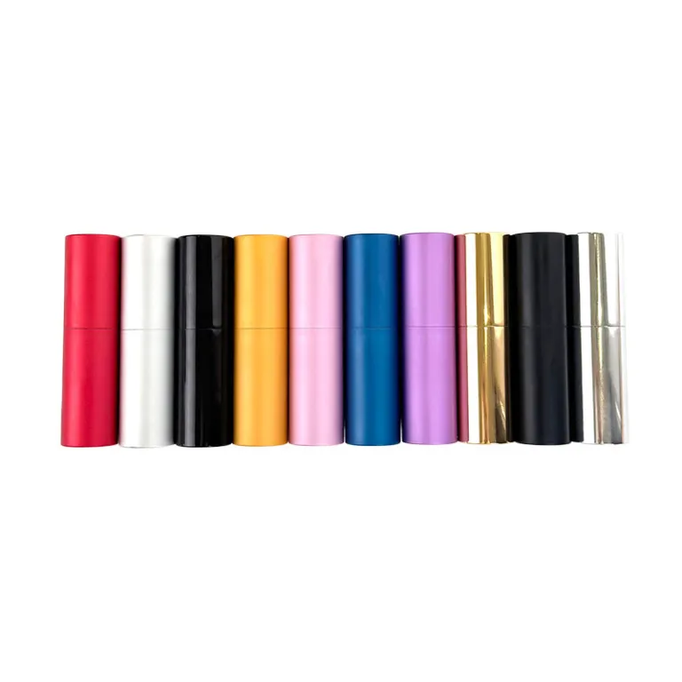 موجود 5ml بطری دو بخشی آلومینیومی آنودایز شده برای عطر، بطری اسپری آلومینیومی لوکس، بطری خالی قابل حمل، مناسب برای فروش بین‌المللی