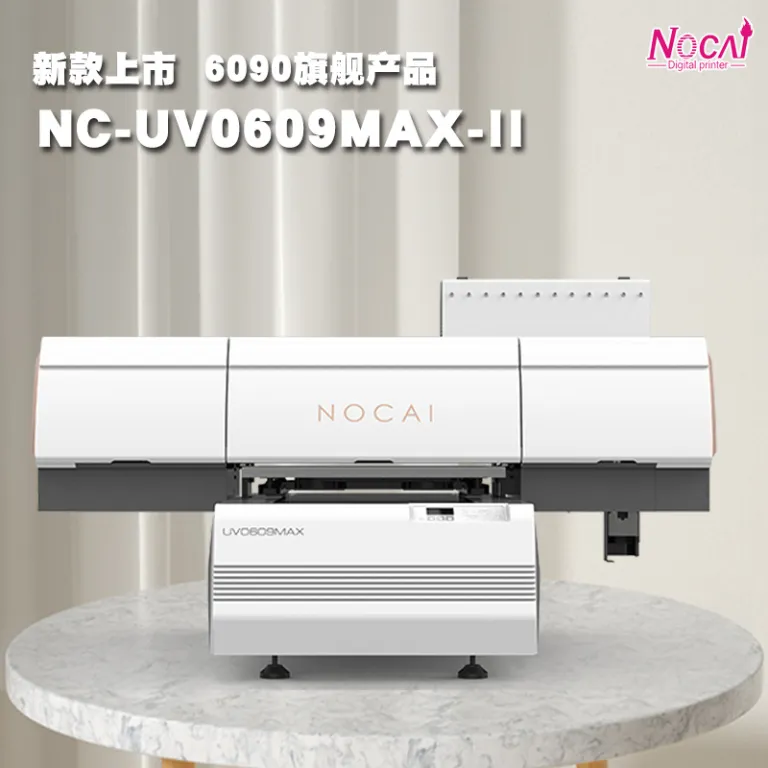 6090 پرینتر UV نشان با دقت بالا 3 هد 8 اسکن رنگی موقعیت‌یاب پرینتر دیجیتال تخت کوچک