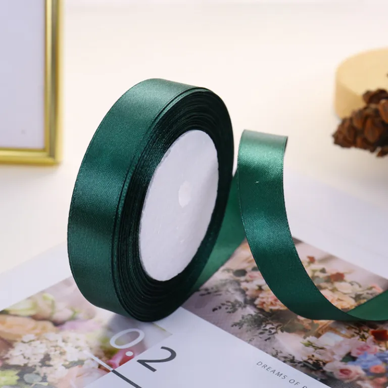 فروش مستقیم کارخانه روبان ساتن کیک 2cm سانتی‌متر، روبان بسته‌بندی هدیه، روبان تزئینی پلی‌استر برای مراسم عروسی، فروش عمده روبان رنگی
