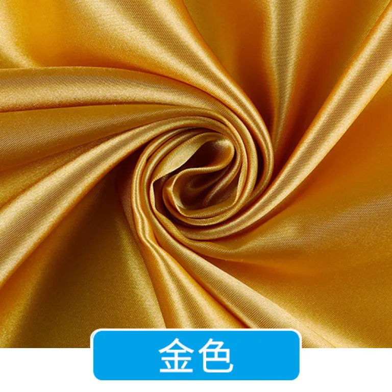 پارچه ساتن ضخیم ساده، ابریشم مصنوعی برای تالار عبادت، لباس سنتی چینی، چیپائو، لباس مجلسی و آستر لباس