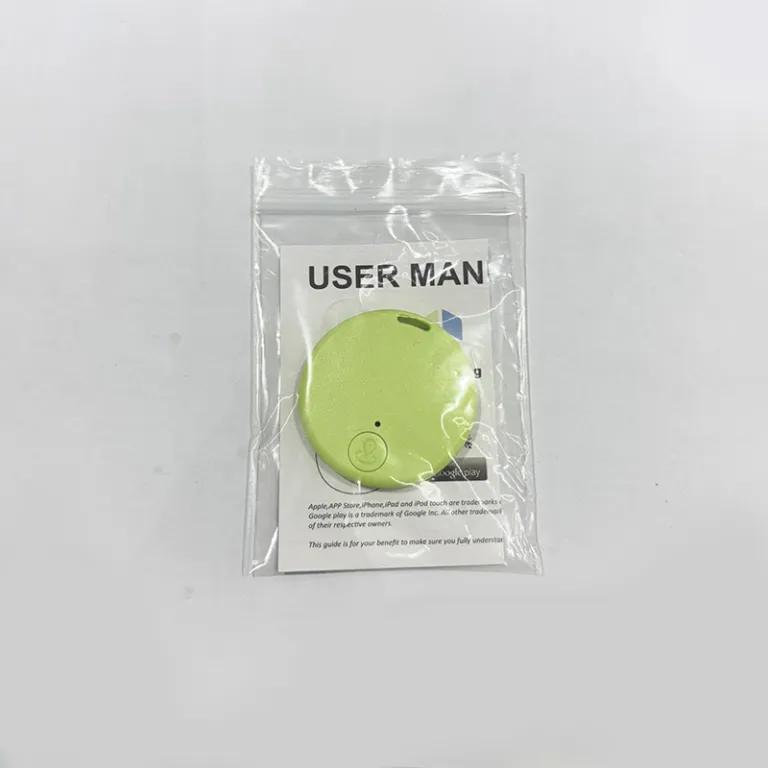 ردیاب بلوتوثی دایره‌ای جدید ضد گم شدن هوشمند قابل حمل 5.2 ردیاب موقعیت حیوانات خانگی و موبایل با اپلیکیشن، هشدار دوطرفه