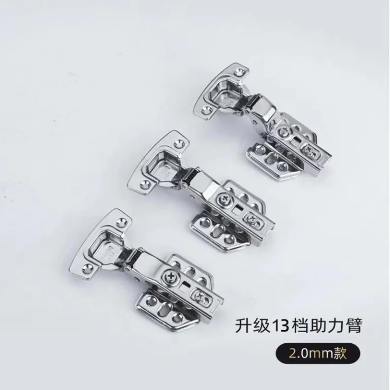 عرضه مستقیم کارخانه 304 استیل ضدزنگ 3.0 لولای هیدرولیک ضخیم با دمپر و بافر برای کابینت و کمد به همراه فنر