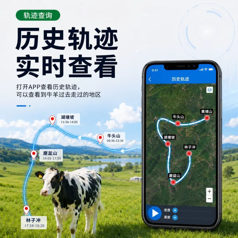5G ردیاب خورشیدی گاو و گوسفند، ردیاب GPS گاو و گوسفند، ضدآب و ضدسرقت، ماهواره بیدو