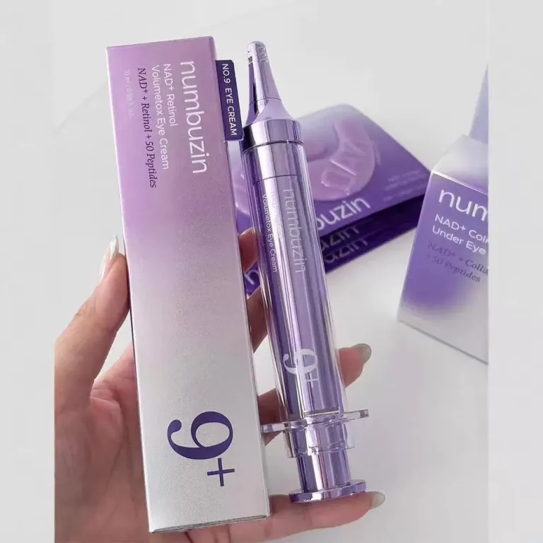 کرم دور چشم حجیم‌کننده NAD+ رتینول کره‌ای Numbuzin9 برای رفع تیرگی و پف زیر چشم