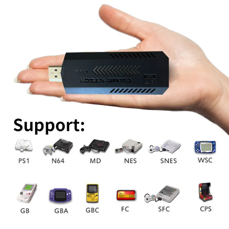 کنسول بازی X2 PLUS 2.4G بی‌سیم رترو HDMI خانگی PSP تلویزیونی 3D کیفیت بالا GD10