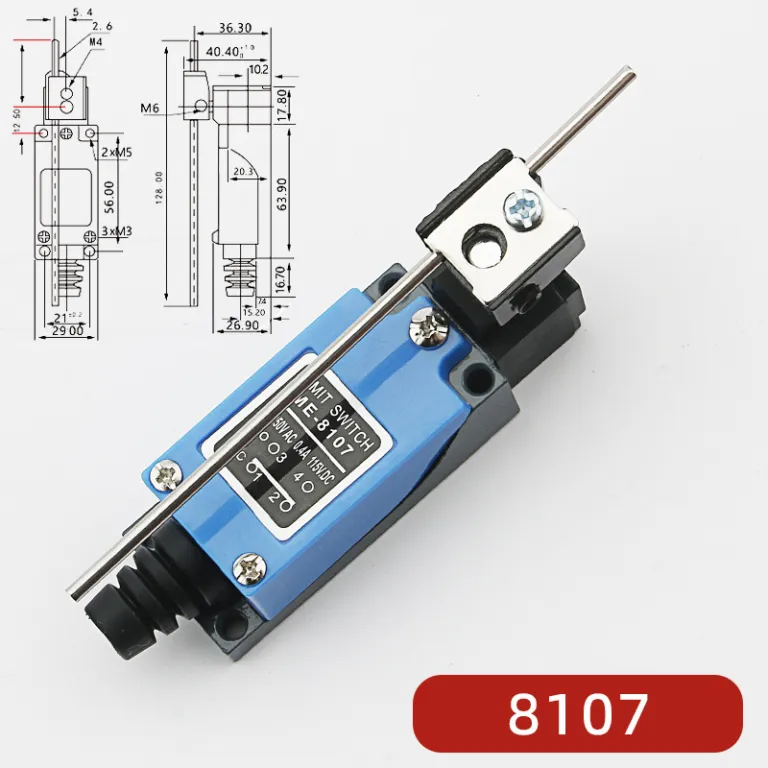 ME-8108 کلید محدودکننده خودبازگشت میکروسوئیچ تماسی محدودکننده TZ-8101 کلید مسیر
