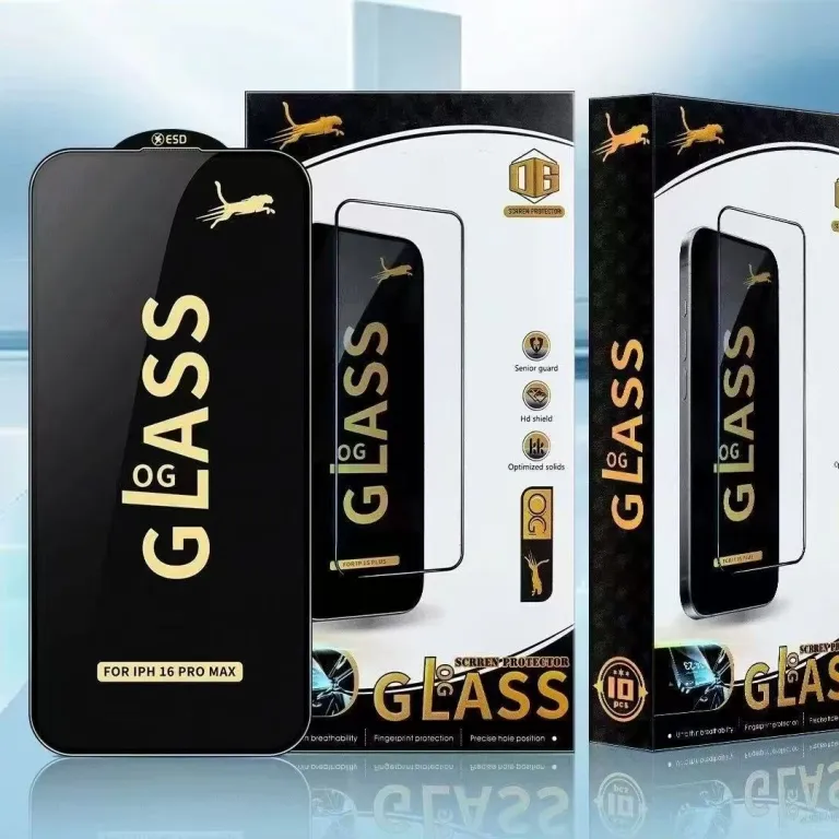 محافظ صفحه نمایش شیشه‌ای ضد الکتریسیته ساکن Super X مناسب برای 17promax/16 سری اپل 15 ضد گرد و غبار تمام صفحه