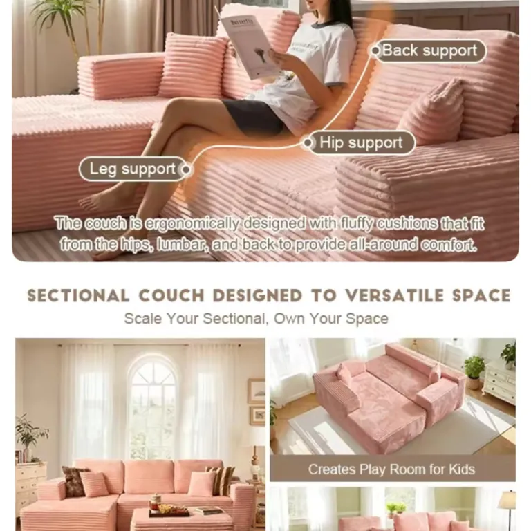 مبل بدون اسکلت فشرده پرفروش اروپا و آمریکا بسته‌بندی وکیوم حمل آسان BonelessSofa عمده کارخانه کانتینری