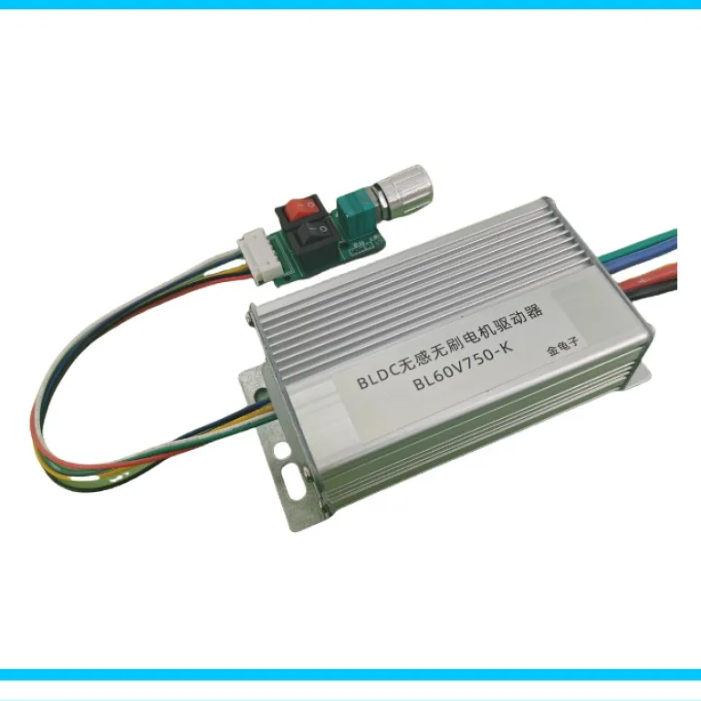 24V48V60V750W برد درایو کنترلر موتور براشلس DC سه‌فاز پرقدرت توقف معکوس تنظیم سرعت