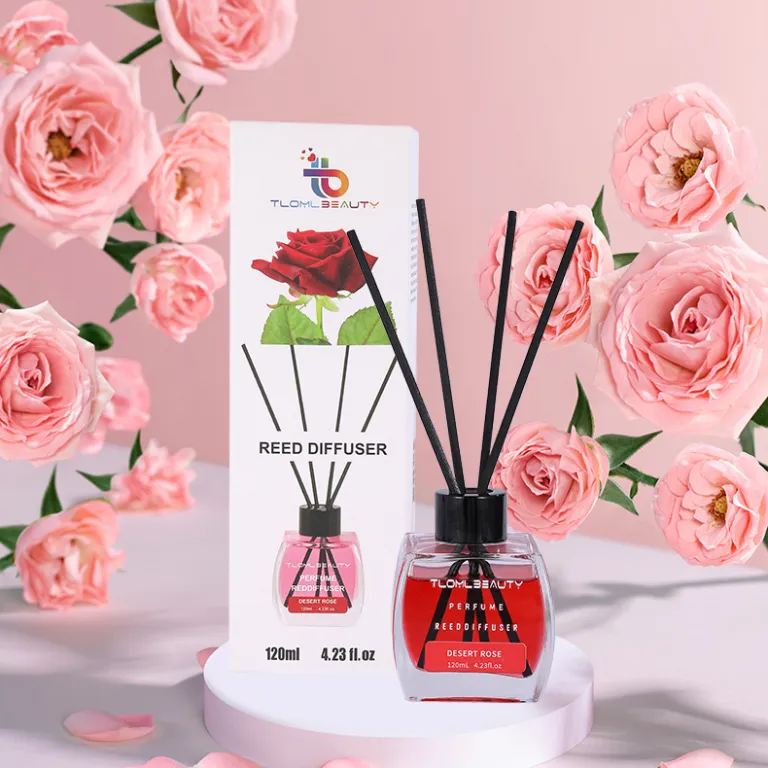 120ML دیفیوزر چوبی با اسانس طبیعی، خوشبوکننده هوا مناسب اتاق خواب، دفتر کار و منزل
