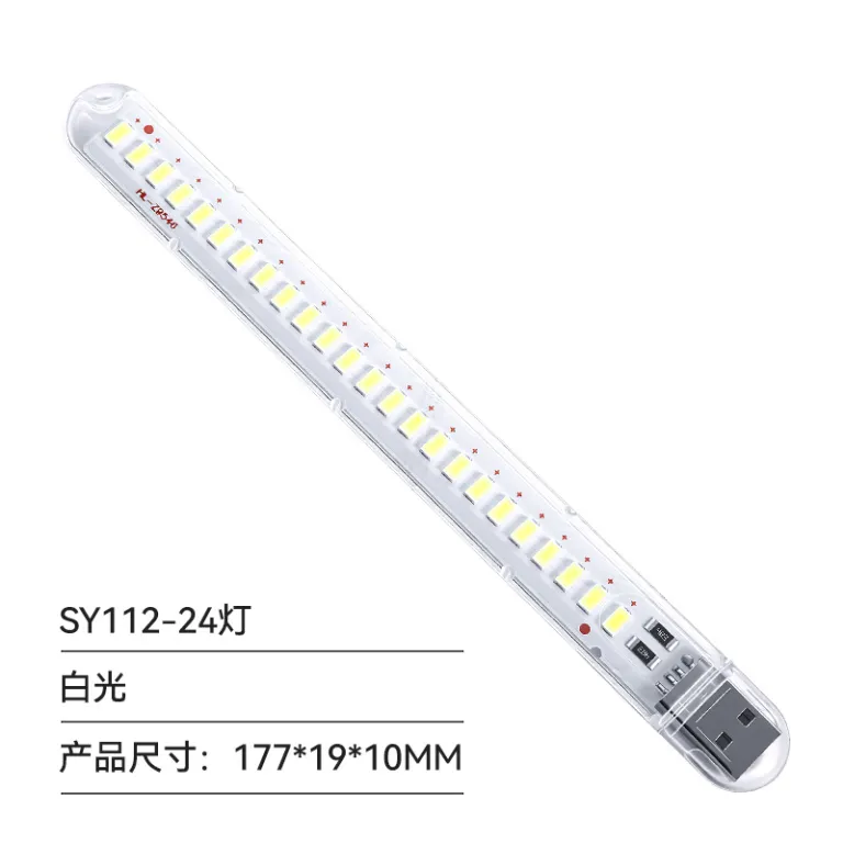 چراغ خواب USB 3LED با روشنایی بالا 8، چراغ USB 16، چراغ خواب 24، مناسب کمپینگ و خوابگاه دانشجویی