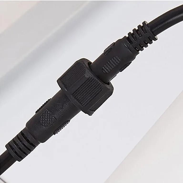 کابل افزایش طول چراغ خیابانی و پروژکتور خورشیدی 10 متری با کانکتور 20m دو پین ضدآب DC نری و مادگی