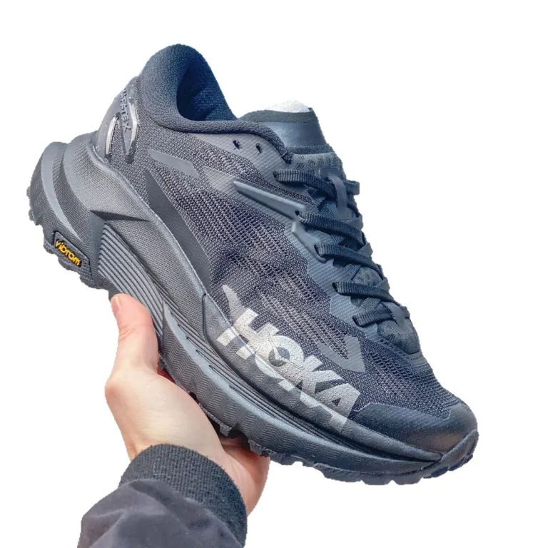 کفش دویدن HOKA M MAFATE X با ضربه‌گیری و راحتی، کفش ورزشی با رویه پارچه‌ای تنفس‌پذیر، کفش پدری