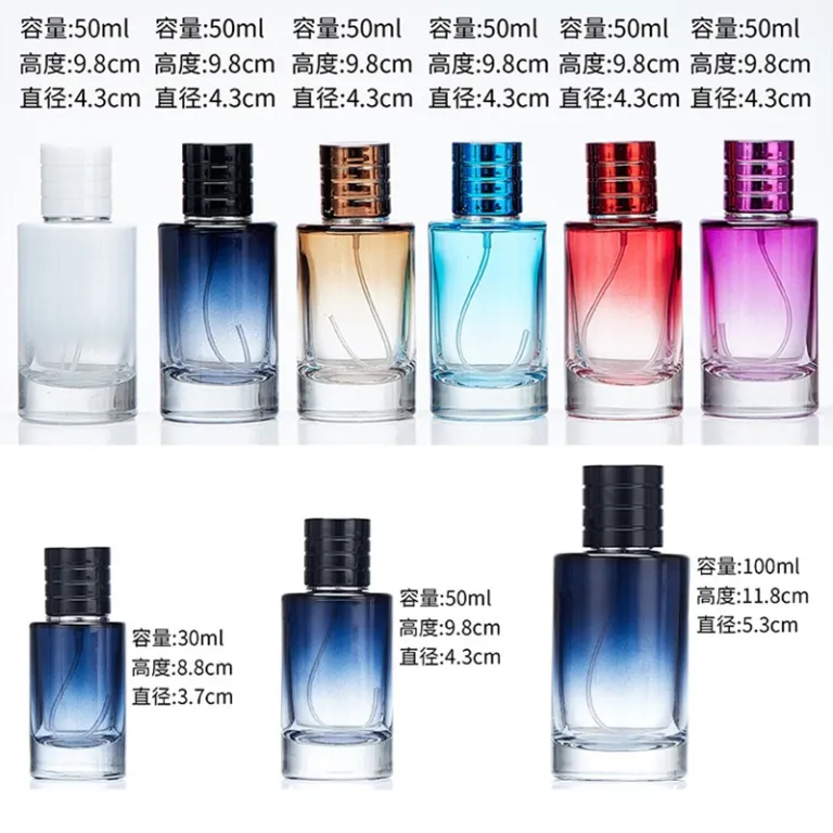 عمده موجودی آماده اسپری قابل حمل 20ml-100ml بطری تقسیم‌کننده عطر بطری عطر بطری اسپری مسافرتی بطری شیشه‌ای