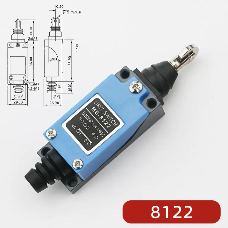 ME-8108 کلید محدودکننده خودبازگشت میکروسوئیچ تماسی محدودکننده TZ-8101 کلید مسیر