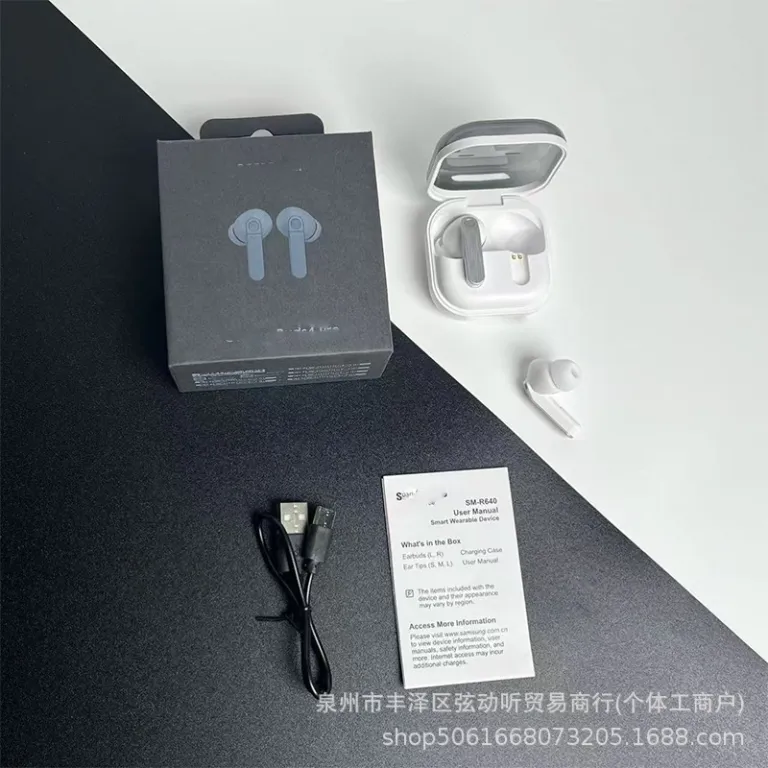 هندزفری بلوتوثی بی‌سیم TWS جدید کراس‌بوردر R640 Galaxy Buds4 Pro داخل گوشی با کیس شارژ
