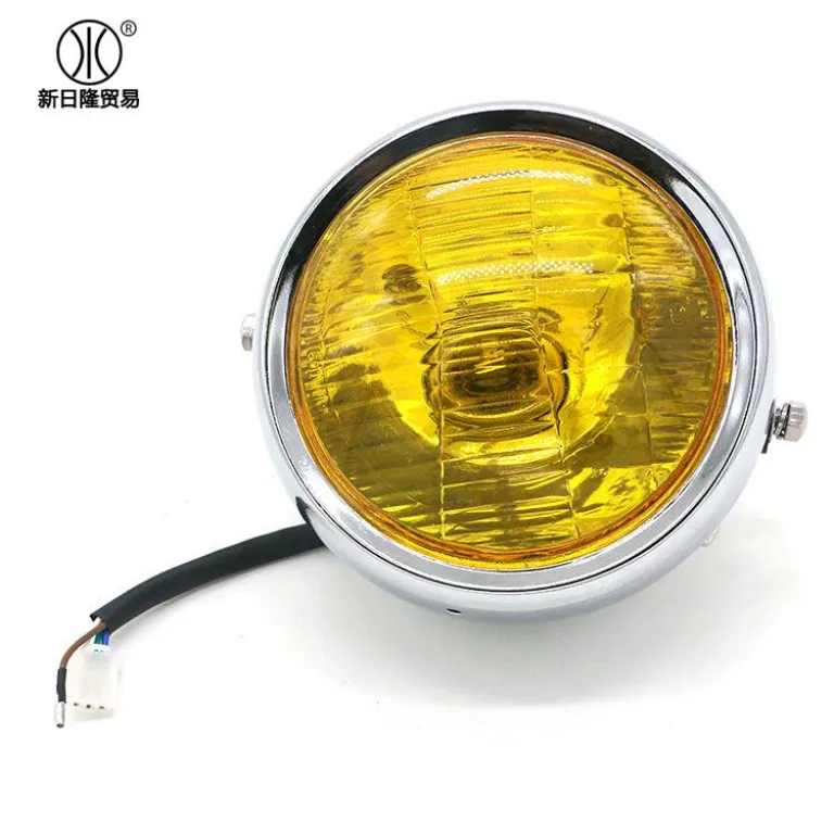 CG125 چراغ جلوی رترو GN125 با بدنه مشکی گرد، عرضه عمده لوازم موتورسیکلت
