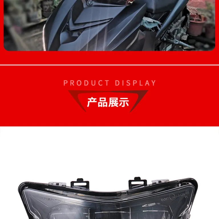 چراغ بزرگ موتورسیکلت یاماها YAMAHA LC150 Y15ZR چراغ قابل تغییر مخصوص صادرات چراغ جلو قابل تغییر