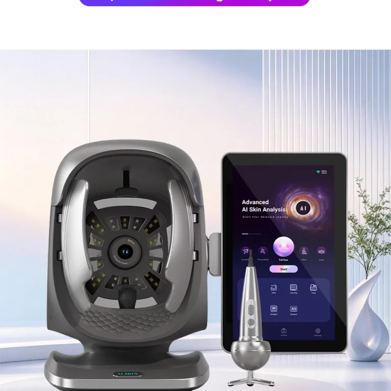 دستگاه آنالیز هوشمند پوست X3pro Xingce برون‌مرزی، آینه جادویی آنالیز UV، رطوبت و طیف سنجی پوست سر و صورت