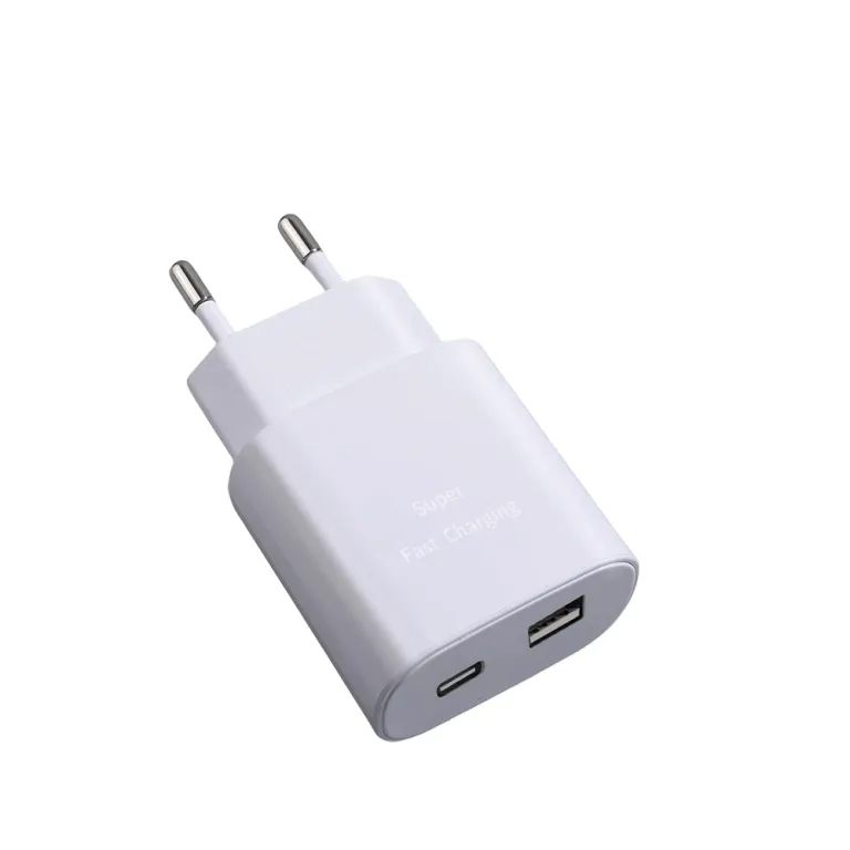 شارژر سریع استاندارد اروپایی با پورت A+C مناسب سامسونگ S24 note20/S21 PD25W شارژر
