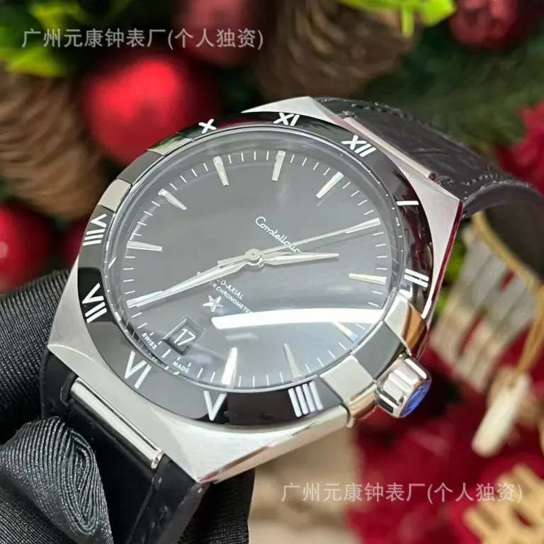 ساعت مچی مردانه اتوماتیک سری پنجم کانستلیشن با قاب سرامیکی و حرکت مکانیکی تمام‌اتوماتیک، عمده‌فروشی ستاره درخشان ابدی