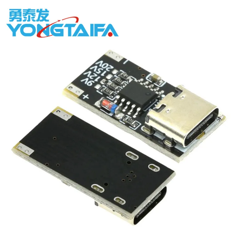 PD/QC Type-c برد تریگر پروتکل ولتاژ شارژ سریع USB 9V 12V 15V 20V