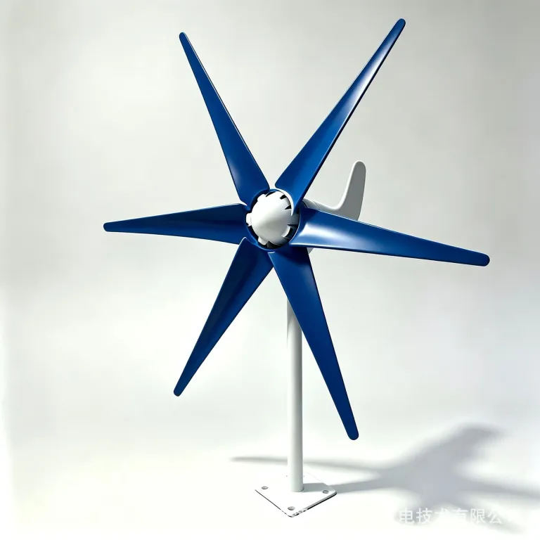 100w12v24v5/6 توربین بادی محور افقی کوچک با پره‌ها، توربین بادی wind turbine