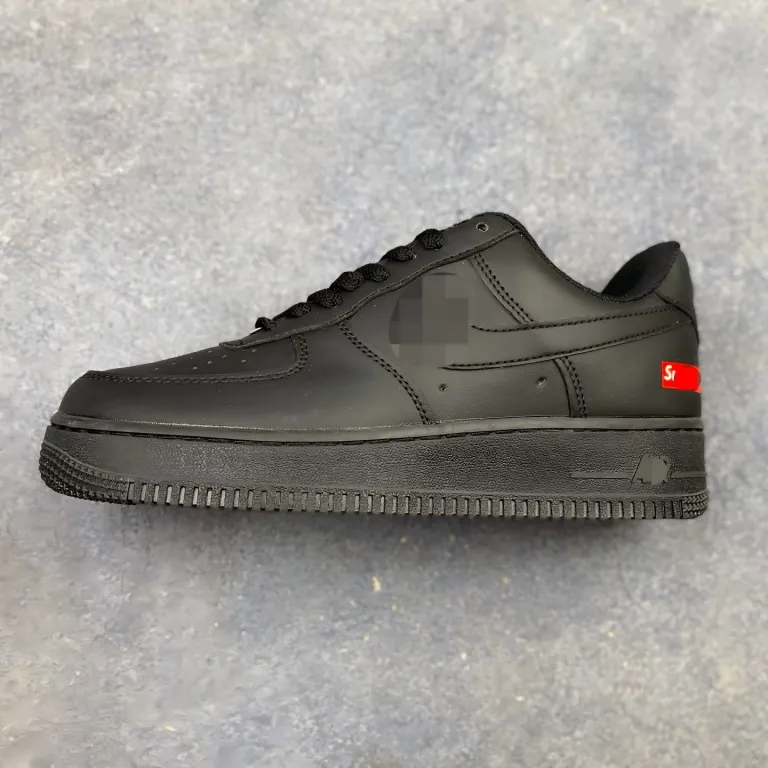 AF1‘07 کفش کتانی ساق کوتاه / کفش راحتی، دوخت لبه‌دار با جعبه اصلی و کفی هوا کامل