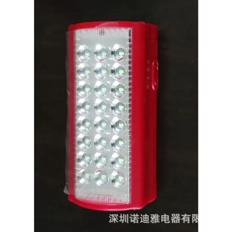 چراغ اضطراری قابل شارژ فوق‌روشن 1048-24LED با 24 عدد SMD، چراغ اضطراری LED چندکاره
