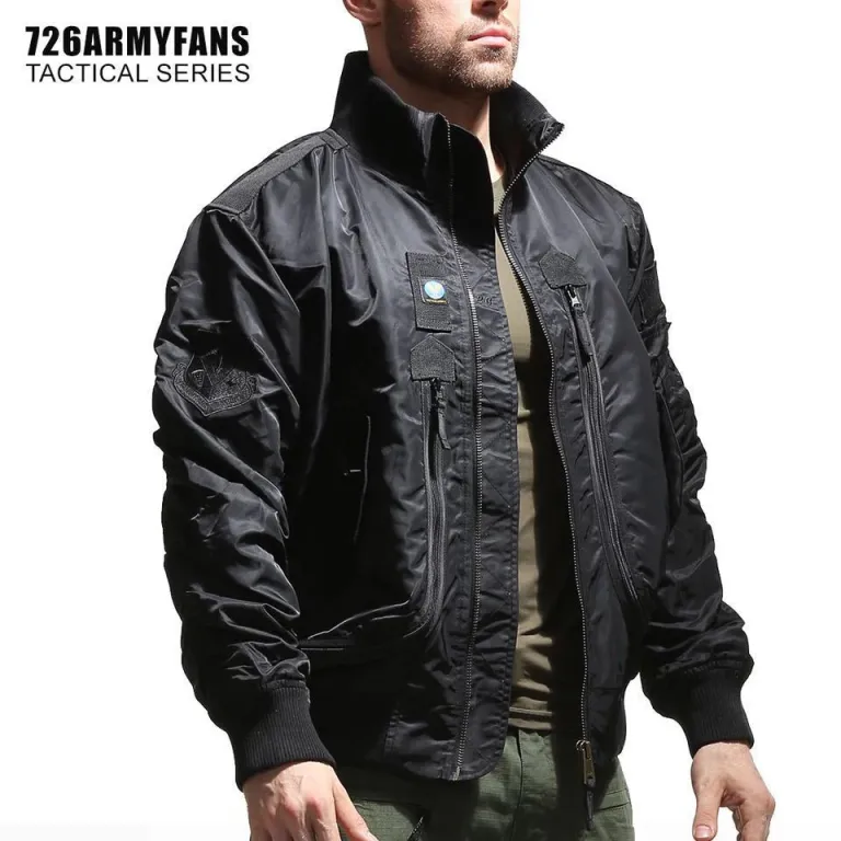 726 ژاکت خلبانی بیسبال یقه‌ایستاده مردانه