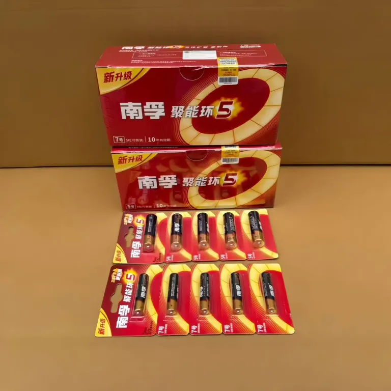 باتری قلمی نانفو آلکالاین سایز 5 و 7 مناسب ریموت کنترل و ماوس 1.5V عمده