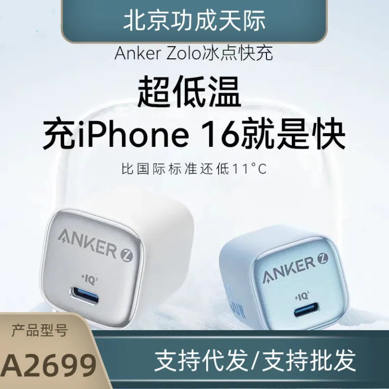 شارژر سریع Anker انکر، شارژر گوشی با شارژ سریع PD30W/20W و قیمت ویژه A2698/A2699