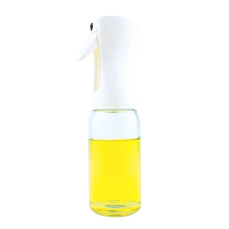 220ml بطری اسپری روغن شیشه‌ای، اسپری روغن آشپزخانه، بطری اسپری روغن زیتون خوراکی خانگی، ابزار عالی باربیکیو با پاشش مه