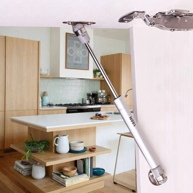 جک هیدرولیک کابینت، میله گازی ضربه‌گیر و تلسکوپی برای درب کابینت، جک بادی تاتامی، میله پشتیبان درب رو به بالا