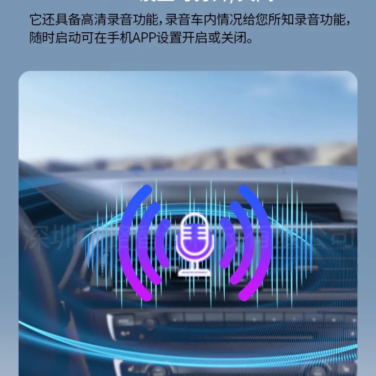 دوربین ثبت وقایع مدل 26 فرونلاندر/کرولا کراس بدون سیم‌کشی وای‌فای کیفیت بالا 4K دو لنز جلو و عقب اورجینال