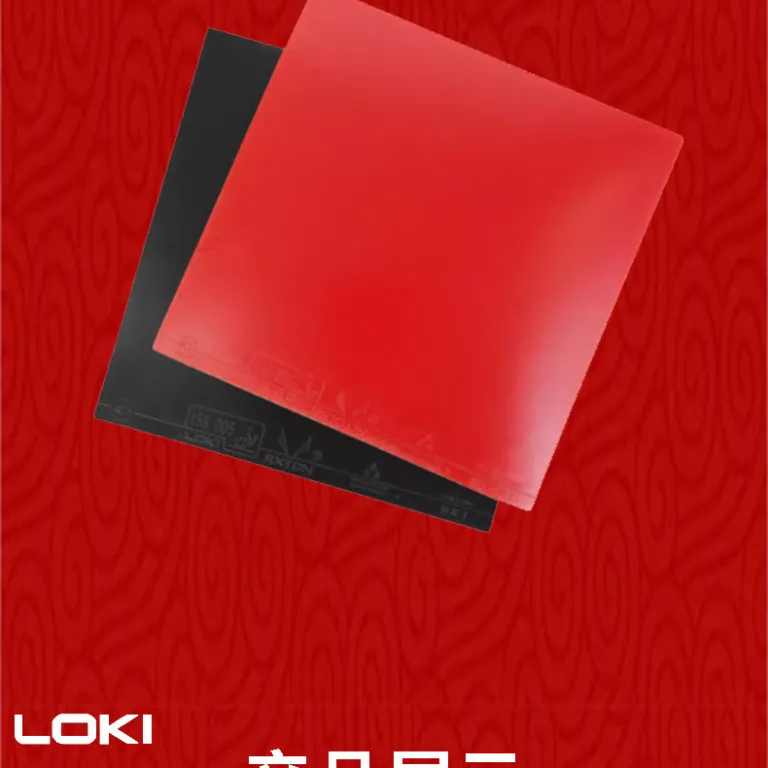 روکش لاستیکی چسبناک راکت پینگ‌پنگ LOKI Thor Ruilong 1 با اسفنج الاستیک بالا اصل