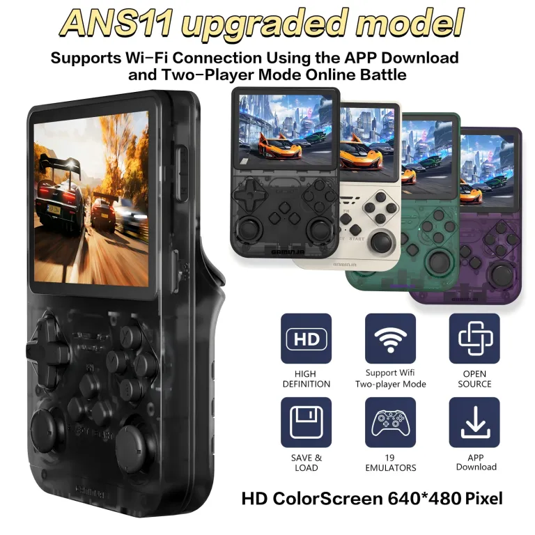 کنسول بازی دستی PSP کارخانه‌ای، بازی‌های رترو و نوستالژیک، شبیه‌ساز GBA و آرکید، کنسول متن‌باز اندرویدی با قابلیت اتصال وای‌فای و بازی آنلاین