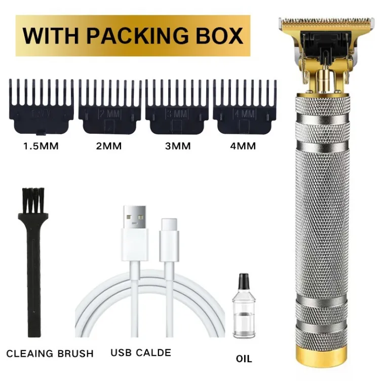 ماشین اصلاح مو t9 شارژی با قابلیت کوتاهی صفر و طراحی