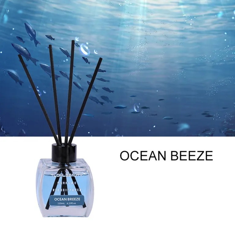 120ML دیفیوزر چوبی با اسانس طبیعی، خوشبوکننده هوا مناسب اتاق خواب، دفتر کار و منزل