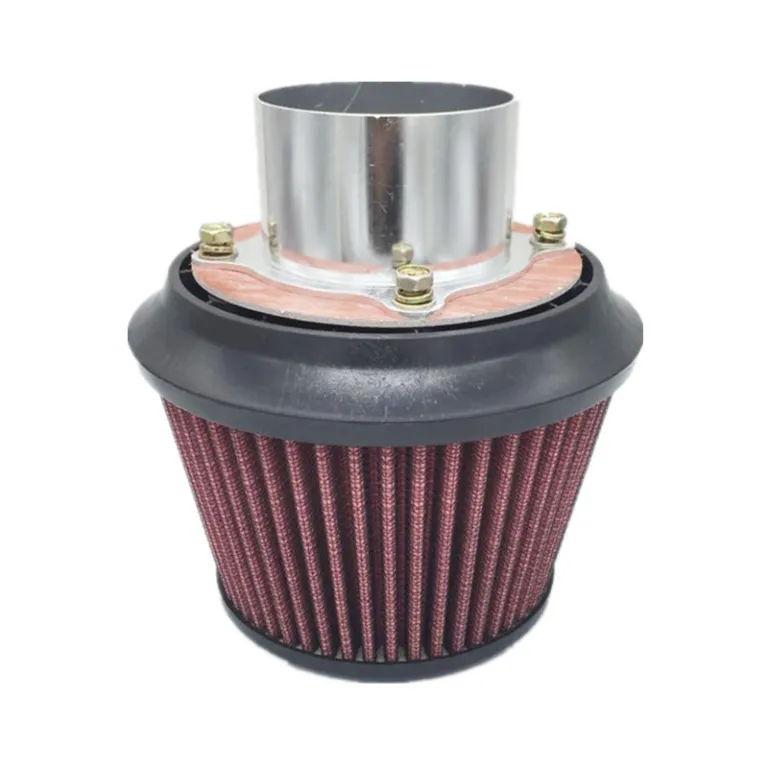 فیلتر هوای ورودی اصلاح‌شده APEXI با لوله آلومینیومی 76MM، فیلتر قارچی با جریان بالا 8 با سوراخ مسی